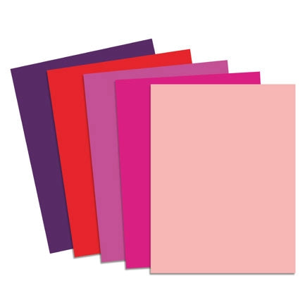 Hojas De Colores Carta Eurocolors Surtidos C/100 Girly