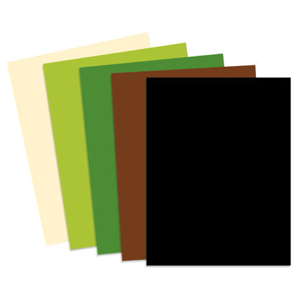 Hojas De Colores Carta Eurocolors Surtidos C/100 Terra