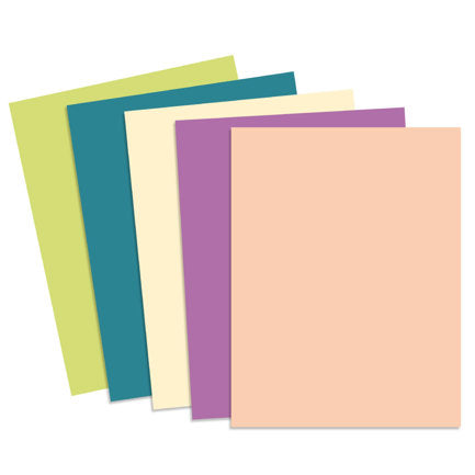 Hojas De Colores Carta Eurocolors Surtidos C/100 Candy