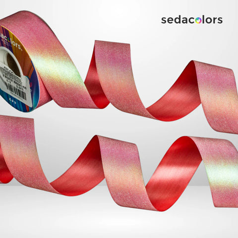 Liston Sedacolors #9 Gliter Iris Rojo