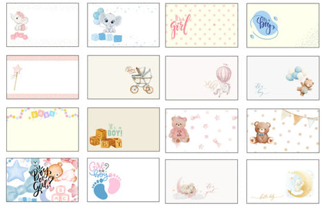Tarjeta De/Para Party Max Bebe C/50