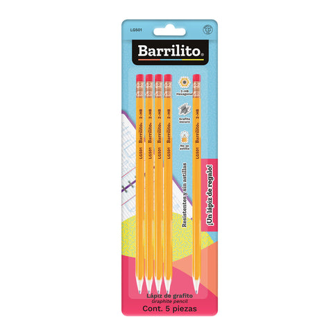 Lapices Acme Grafito 2-HB Blister 4+1 LG501