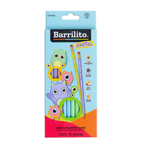 Lapices Acme Grafito Pastel 2-HB C/12 LGP 1202