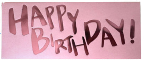 Sobre Dinero Party Max Foil Happy Birthday Rosa C/5