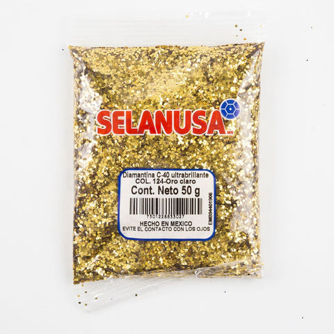 Diamantina Fina C-40 Selanusa 50Gr 124 Oro Claro