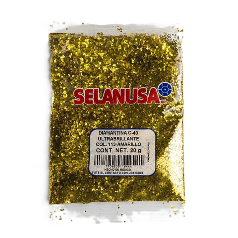 Diamantina Fina C-40 Selanusa 50Gr 113 Amarillo
