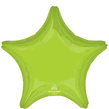 Globo Metálico 17S Estrella Verde Vibrante