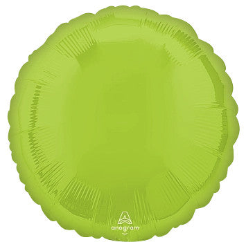 Globo Metálico 17C Solidos Circulo Verde Vibrante