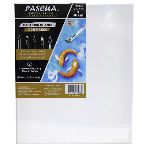 Lienzo Pascua Bastidor 25X30 PA-BATE2530
