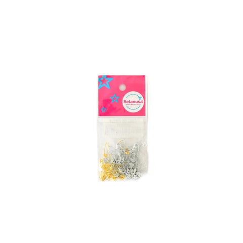 Alfiler De Seguridad Hierro Niquelado 50 Pz C/10 No. 0,1,2