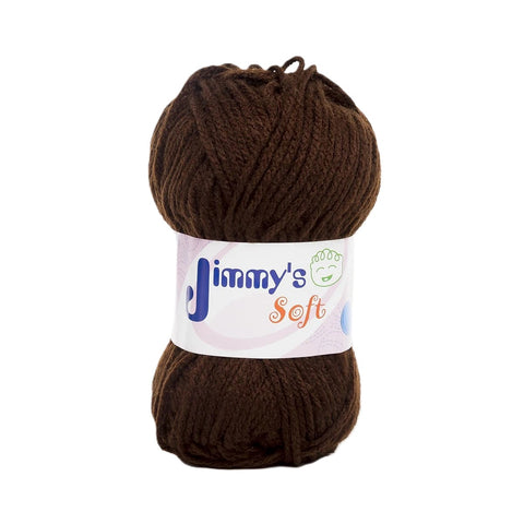 Estambre Jimmy´s Soft Liso Cafe 926 6 Madejas C/50 G
