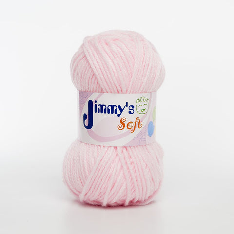 Estambre Jimmy´s Soft Liso Rosa Viejo 934 6 Madejas C/50 G