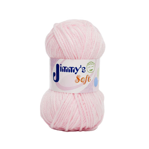 Estambre Jimmy´s Soft Liso Palo De Rosa 936 6 Madejas C/50 G