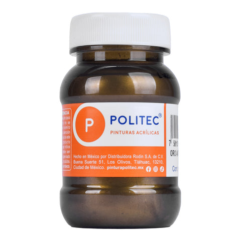 Pintura Acrílica Politec 100Ml 704 Oro Atinguo C/6