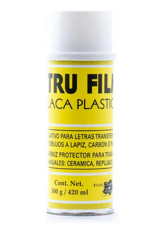 Laca Plastica Brillante Aerosol 420 Ml