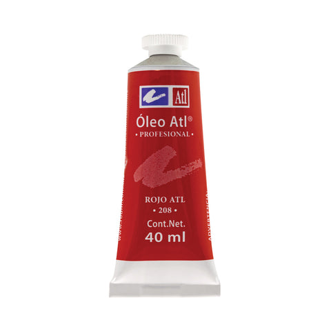 Pintura Oleo Atl 40 Ml 208 Rojo C/3