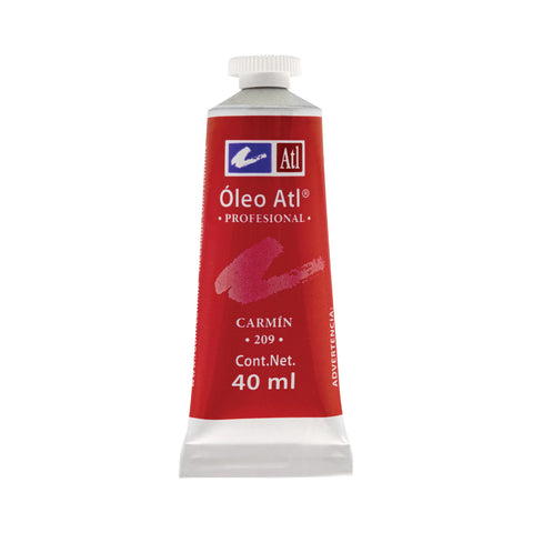 Pintura Oleo Atl 40 Ml Carmin C/3