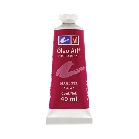 Pintura Oleo Atl 40 Ml 212 Magenta C/3