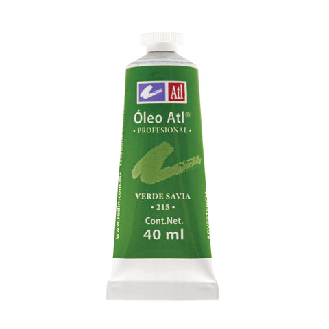 Pintura Oleo Atl 40 Ml 215 Verde Savia C/3