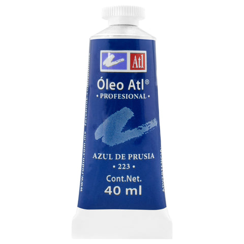 Pintura Oleo Atl 40 Ml 223 Azul Prusia C/3