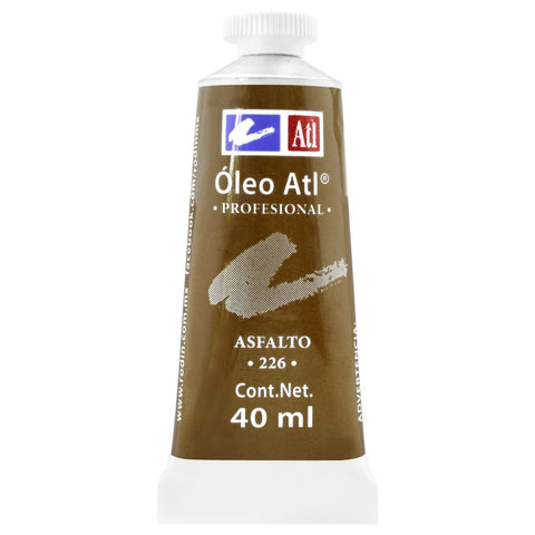 Pintura Oleo Atl 40 Ml 226 Asfalto C/3
