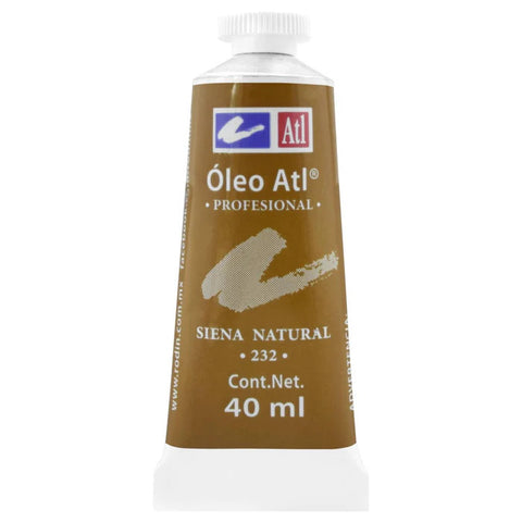Pintura Oleo Atl 40 Ml 232 Siena Natural C/3