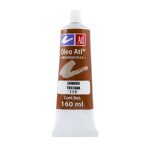 Pintura Oleo Atl 160 Ml 229 Sombra Tostada C/1