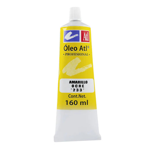 Pintura Oleo Atl 160 Ml 233 Ocre Amarillo C/1