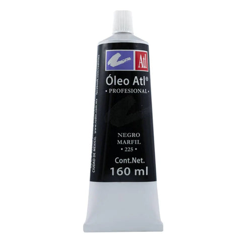 Pintura Oleo Atl 160 Ml 225 Negro Marfil C/1
