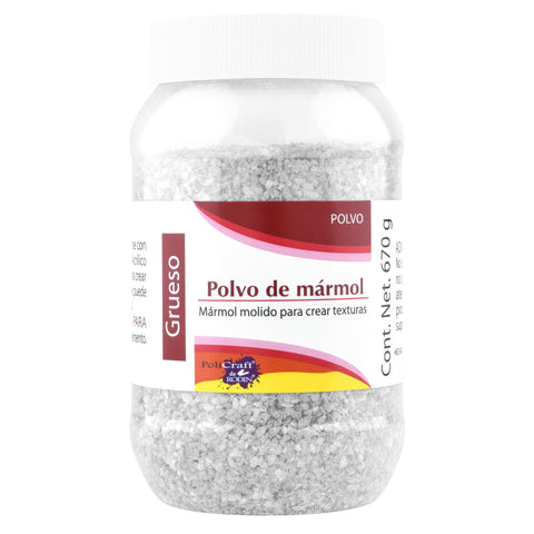Polvo De Marmol Grueso 670Gr