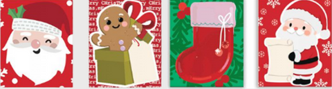 Sobre Y Tarjeta Gift Card Party Max Navideño Decorado 2 Surtido C/5