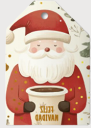 Tarjeta Tag Jumbo Party Max Navidad 5 Foil C/5