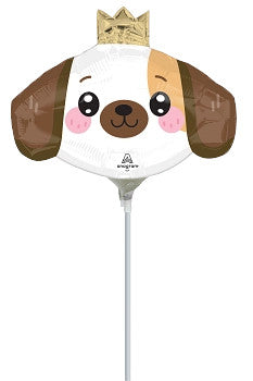 Globo MetÌÁlico Mini Shape Kawaii Puppy