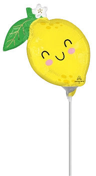 Globo MetÌÁlico Mini Shape Limon Amarillo