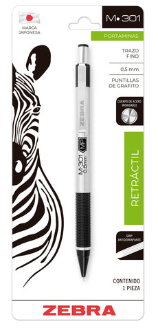 Lapicero Zebra Zebra M-301 Negro 5Mm 6019 Blister C/1