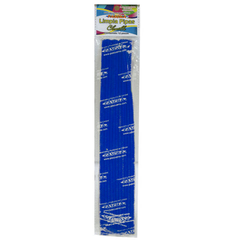 Limpiapipas pascua C/12 Azul Rey