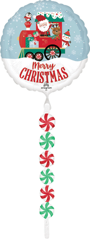 Globo MetÌÁlico Airwalk North Pole Express Christmas