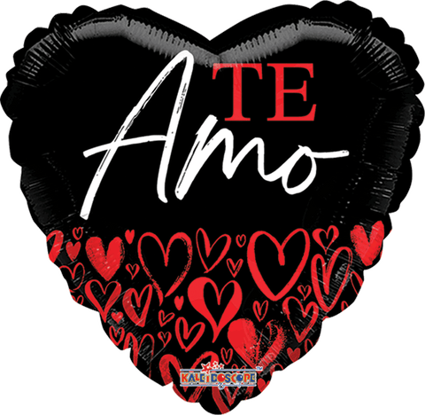 Globo Metalico Jumbo Te Amo Elegante