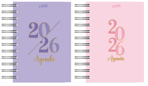 Agenda Upak Basica Colores Dulces