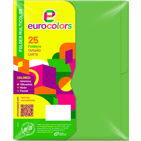 Folder Eurocolor Carta Violeta PU0018 C/25