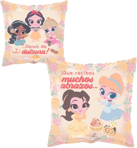 Globo Metalico 18C Princesas Kawai