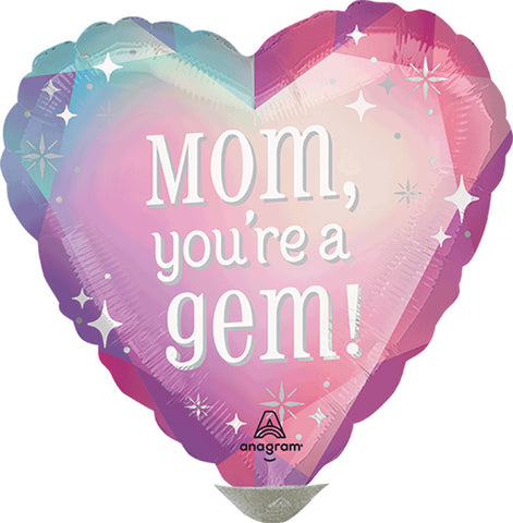 Globo Metalico 4H Radiant Gems Mom