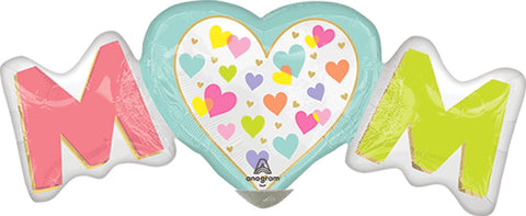 Globo Metalico Mini Shape Playful Bright Mom