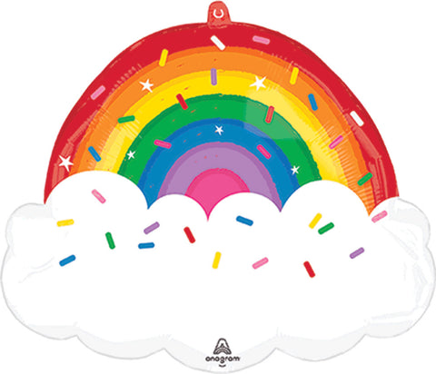 Globo Metalico Super Shape Rainbow Sprinkles