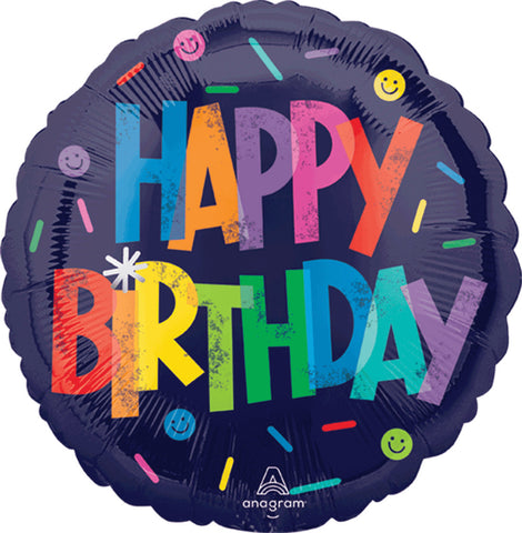 Globo Metalico 17C Bold Birthday