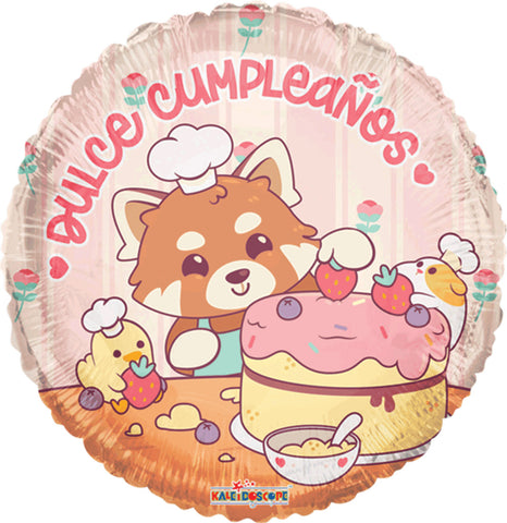 Globo Metalico 18C Dulce Cumple