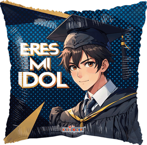Globo Metálico 18Q Eres Mi Idol Grad