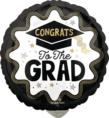 Globo Metálico 9C Wave Of Success Congrats To The Grad