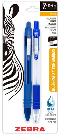Bolígrafo/Lapicero Zebra Z-Grip Azul Blister 501azlmdb002