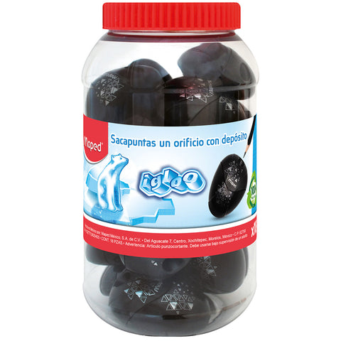 Sacapuntas Maped I-gloo 1 Orificio Negro C/18 032156